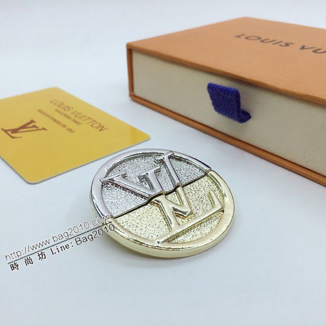 Louis Vuitton新款飾品 路易威登大氣字母胸針 LV圓形拼接字母胸花胸針  zglv2189